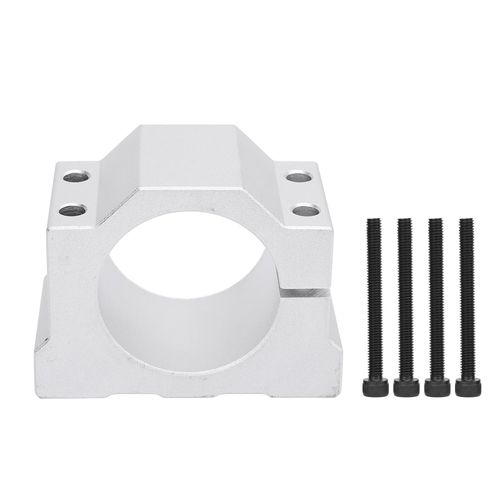 45mm Aluminum Alloy Spindle Clamp Motor Bracket Holder, Strong Support for Motor Mounting, Made with Fine Workmanship, Compatible with Various CNC Machines and Routers, Complete