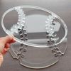 Baseball Router Template, Clear Acrylic Router Jig, Woodworking Template (11.75")
