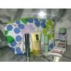 Clinique Lotion, Eyeshadow, Lipstick, Mascara, Makeup Remover Set with Case.