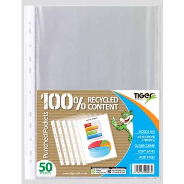 A4 Pack 50 Punched Pockets + Free finchley Pen (3)