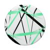 Seamless Abstract Mint Black Strips Strips Cut Out Pattern PopSockets Swappable PopGrip