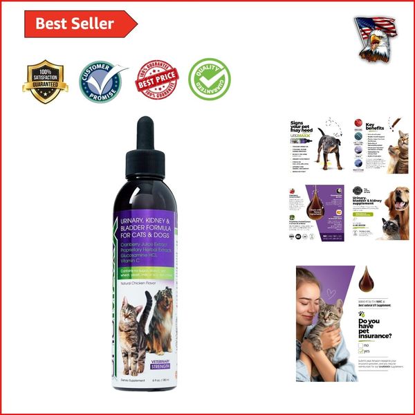 Uromaxx Urinary Tract Treatment for Cats and Dogs, Cranberry & Glucosamine, 6 oz