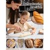 Bread Lame Dough Scoring Tool with Extractable & Magnetic - Sourdough Scoring Tool - Sourdough Bread Baking - Bread Scoring Tool - Scoring Patterns Booklet Includes 5 Bread Razor Blades (Cream)