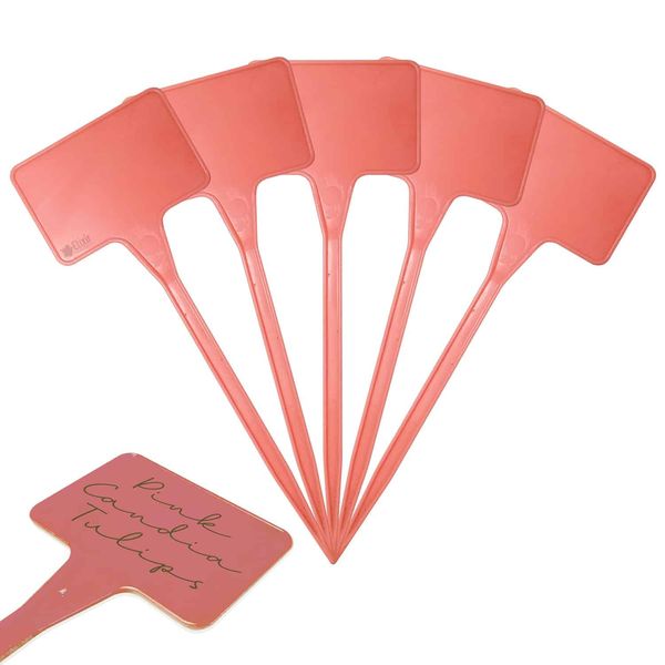 Elixir Gardens ® Pink Plant T-Labels | 15cm / 6" | 25
