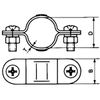Simplex Clamp - A4 (Marine Grade) Stainless - 2 Pack