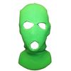 Lime Green 3 Hole Ski Mask