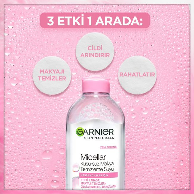 Garnier Skin Naturals Micellar Kusursuz Makyaj Temizleme Suyu (400 ml)