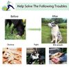 Diketone Dog Muzzle,Dog Muzzle to Prevent Eating/Chewing/Biting, Breathable Reflective Adjustable Muzzle for Large Dogs(Grey_XL)