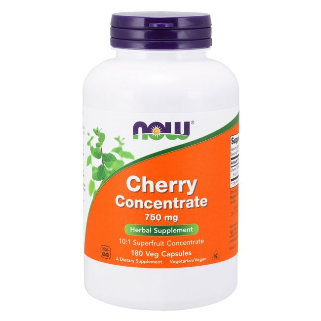 NOW Foods Cherry Concentrate, 750 mg, 180 Veg Capsules