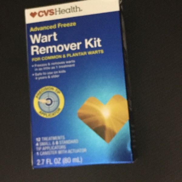 CVS HEALTH Advanced Freeze Wart Remover Kit for Common & Plantar Warts Exp 02/25