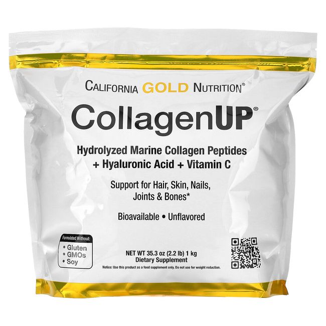 CollagenUP, Hydrolyzed Marine Collagen Peptides with Hyaluronic Acid and Vitamin