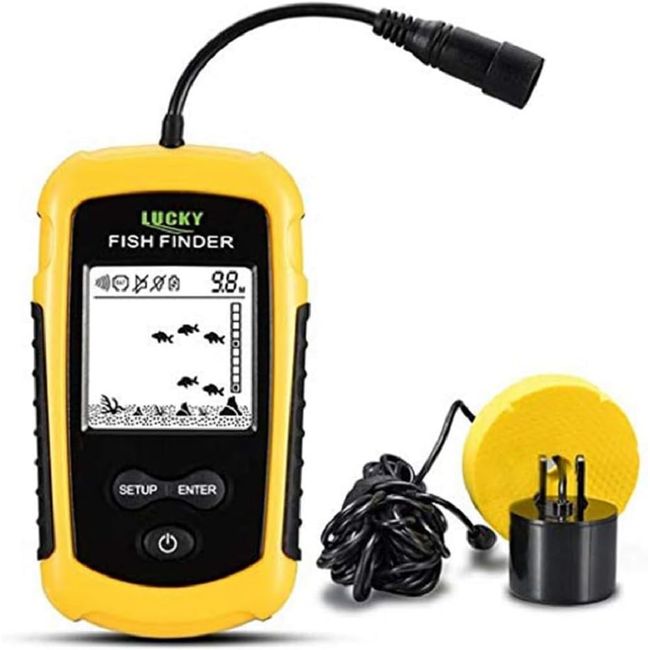 LUCKYLAKER Portable Fish Finder, Kayak, Fishfinder, Bass Fishfinder, Smelt Fishfinder, Gyotan Detector, Great Catch