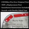 Chrome Tail Light BEZEL Surround Covers Trims For 2006-2008 Dodge Charger 