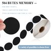 50pcs Round NFC Tag Stickers (25mm), 504 Bytes Memory, Programmable, Compatible with All NFC-Enabled Devices