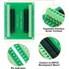 DUBEUYEW ESP32S ESP32 Development Board 2.4GHz Dual-Mode WiFi+ Bluetooth Dual Cores Microcontroller Processor, with three Breakout Board(38pin Combination sets-3PCS)