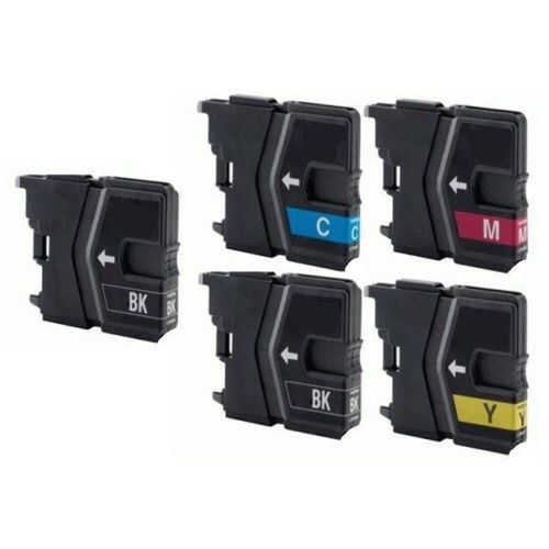 Brother LC-985BK/LC-985C/LC-985M/LC-985Y Inkjet Cartridges, Black/Cyan/Magenta/Yellow, Multi-Pack, Standard Yield, Includes 4 x Inkjet Cartridges, Brother Genuine Supplies