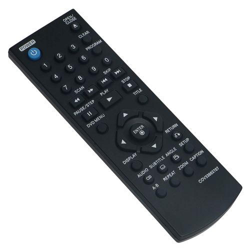 COV33662707 Replace Remote Control fit for LG DVD Player DP122 DVX480 DP132 DVX550 DV480 DVX530 DV482 DVX490 DVX552 DVX580 DV490 DV492 DV550 DV551 DV552 DV556 DV586 DV640 DV642 DVX482 DVX492 DVX532