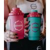 Octagon Shaker Bottle Logo Mint/Purple 0.5L