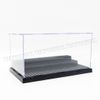 US Perspex 25cm L for Minifigures Acrylic Display Box Case Plastic Black Block