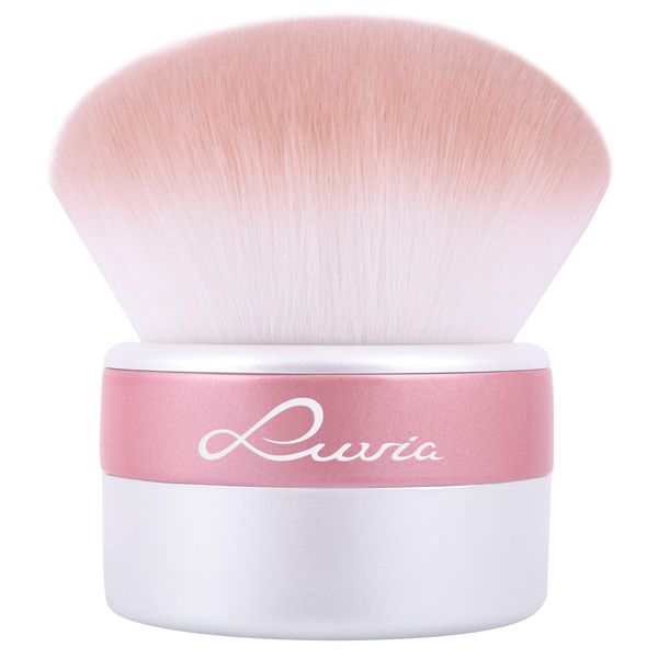 Pennello XXL Kabuki Luvia, pennello per il trucco in polvere, XXL per il viso, bronzer, blush, contour, evidenziatore, pennello cosmetico vegano // Kabuki Brush – Candy