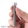 Entaniya Hex Socket Head Bolt 3/8-16 Thick, 2" Length (Inch Screw/UNC) (SC38-2)