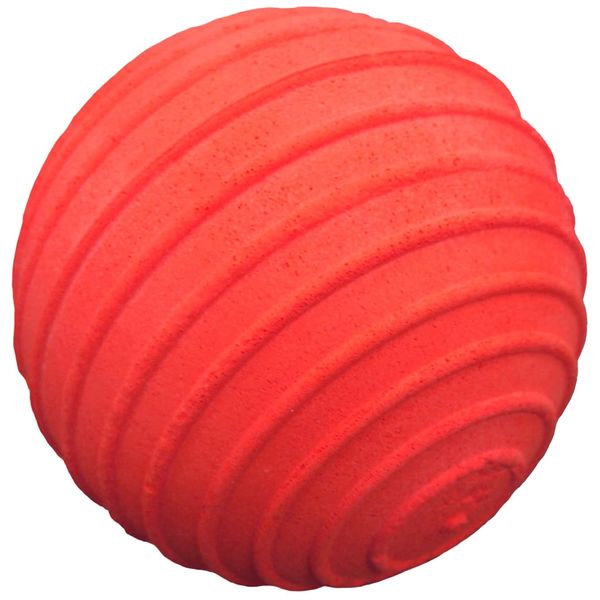 MARTIN SELLIER Dog Toy, Soft Rubber Ball, Medium, Red