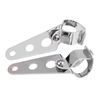 - Motorcycle Headlight Bracket, 2pcs Headlight Mount Brackets Fork Racer 28mm-34mm(Silver)