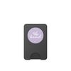 White Be Kind Light Pastel Purple PopSockets PopWallet for MagSafe
