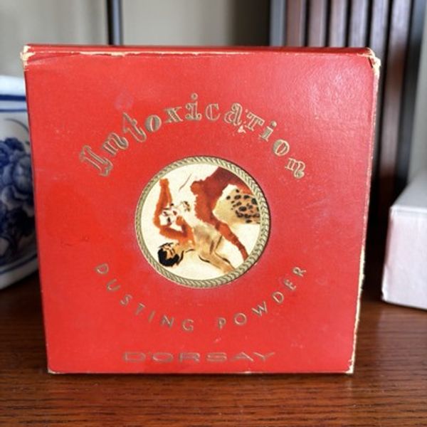 D'Orsay Intoxication Dusting Powder Vintage 4.5 Oz New In Box w/ Puff