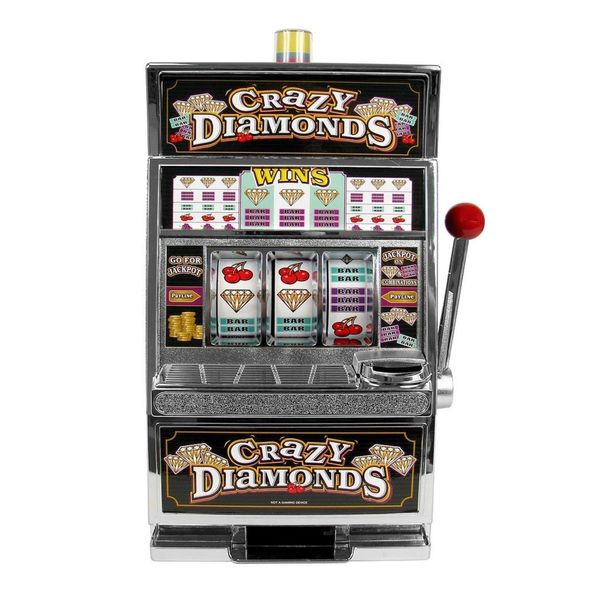 Crazy Diamonds Slot Machine Edible Icing Image for 1/4 sheet cake