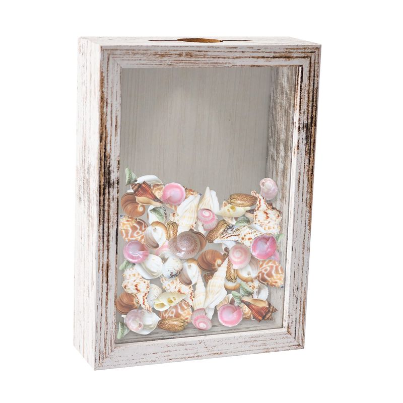 GraduationMall 5x7 Top Loading Shadow Box Frame with HD Glass,Wood ...