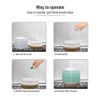 Essential Oil Diffuser Sky 500ml Iron Dome Dots Colorful I 3d light
