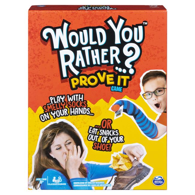 Would You Rather…? Prove It, Hilarious Family Game of Demented Dilemmas, for Ages 8 and Up