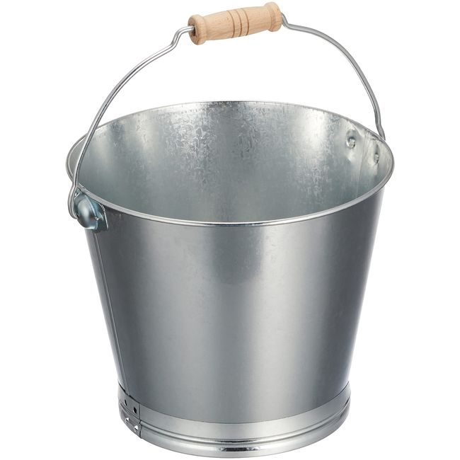 Doi Kinzokusei Tin Bucket 8 Type (Approx. 7.5 L), Made in Japan