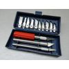13pc Hobby Knife Razor Blade Set Kit w Case Cutter Tool Exacto Precision Cutting
