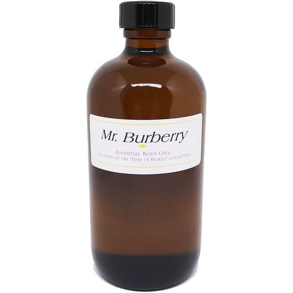 Mr. Barnberry - Type For Men Scented Body Oil Fragrance [Regular Cap - Blue - 8 oz.] - ID#36281