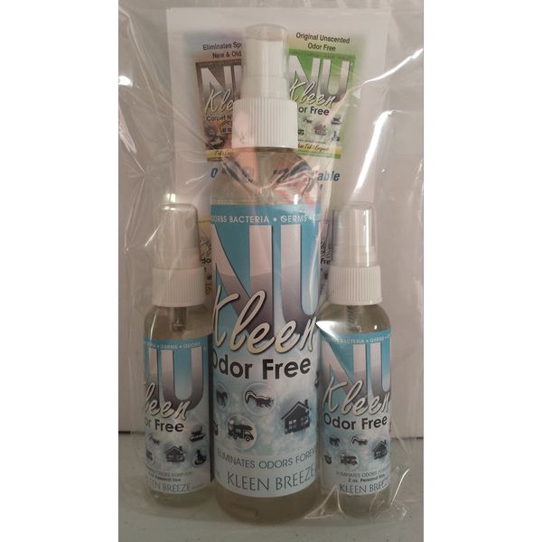 NuKleen Odor Free - Kleen Breeze - 9 oz (2) 2oz.