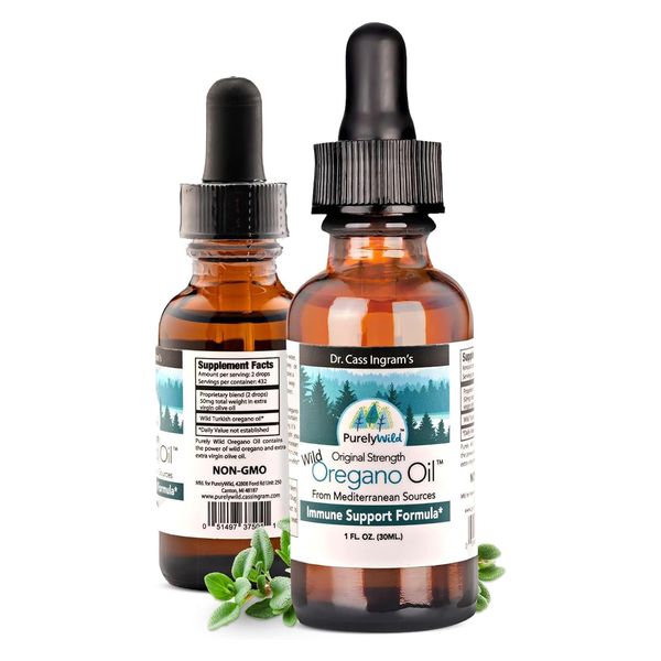 Oregano Oil from Mediterranean Sources - Dr Cass Ingram’s Original Immune Sup...