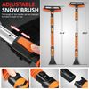 3-In-1 Extendable Snow Brush Ice Scraper Car Windshield Home Window Removal Tool