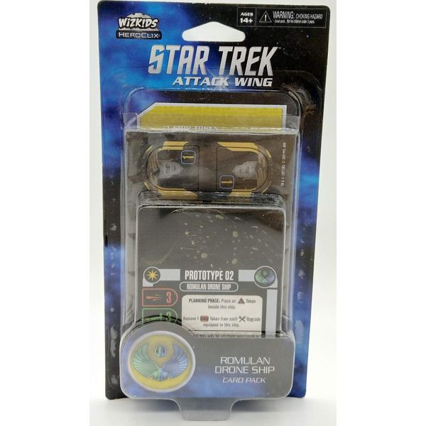 Star Trek Attack Wing: Romulan Drone Ship Card Pack Wave 1 - English