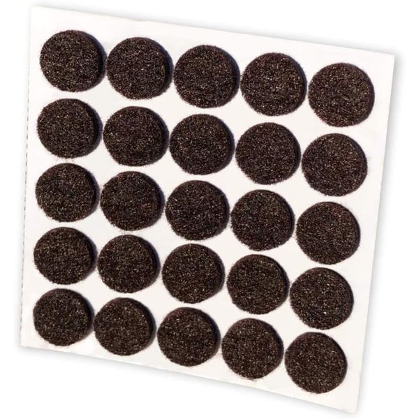 168 Pack  Hardware Heavy Duty 3/8" (9.5Mm) Diameter Self-Adhesive Felt Pads, Fur