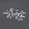 INCREWAY L Bracket Transparent 20 Pieces Clear Acrylic Corner Bracket 90 Degree Support Shelf Corner Brace Right Angle Bracket
