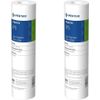 2 Pack 5 Micron 2.5"x10" Sediment Water Filter Whole House Replace Slimline Blue
