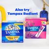 Tampax Pearl Plastic Unscented Tampons, Regular 36 Count