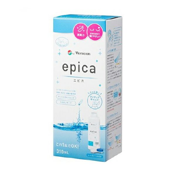 Menicon Epica Cold Cleaning, Preservation, Rinse, Disinfection (for soft contact lenses) 310ml (contact lens care product)