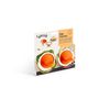 Lékué Poached Pod Maker, Orange, Pack of 2