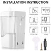Automatic Soap Dispenser, Liquid Hand Free Soap Dispenser Wall Mount.