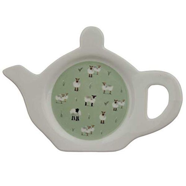 HoitoDeals 1Pcs Porcelain Teabag Dish Holder For Home, Kitchen Item