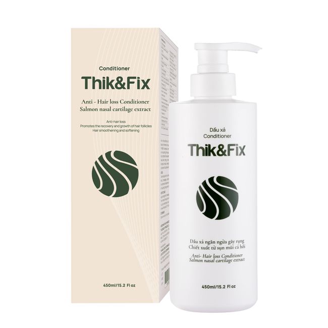 Thik&Fix Hair Thickening and Hair Loss Conditioner, Restores Hair Growth Cycle, Effective Hair Loss Conditioner Treatment for Women, Thickening Hair Growth Conditioner (15.2 fl oz) (Conditioner)