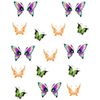 Butterfly Design 505 Waterslide Nail Art Decals